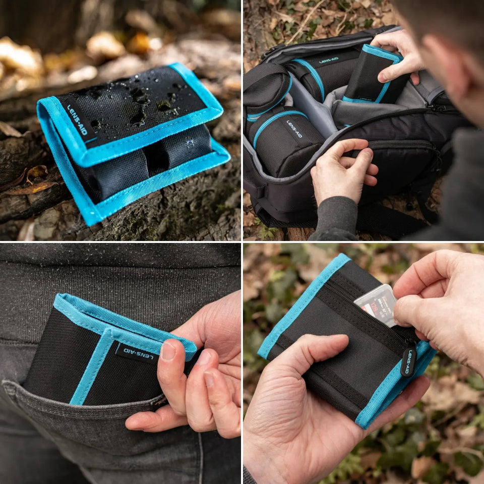 Sacoche pour 4 batteries - Photo > Accessoires pour appareils photo > Chargeurs > Accessoires pour batteries