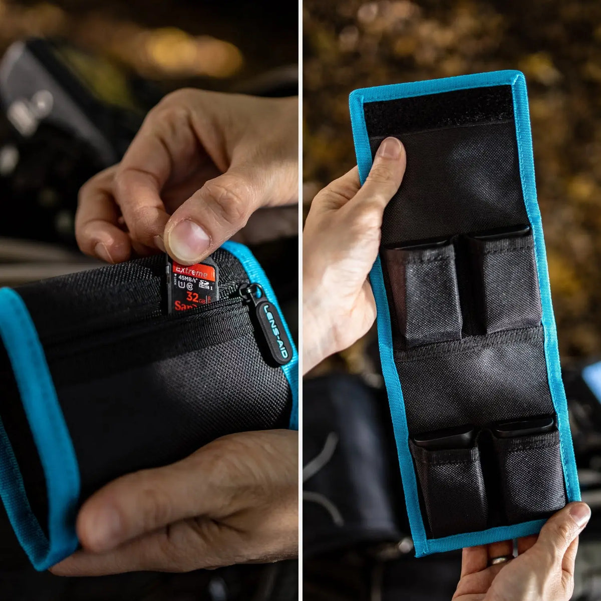 Sacoche pour 4 batteries - Photo > Accessoires pour appareils photo > Chargeurs > Accessoires pour batteries