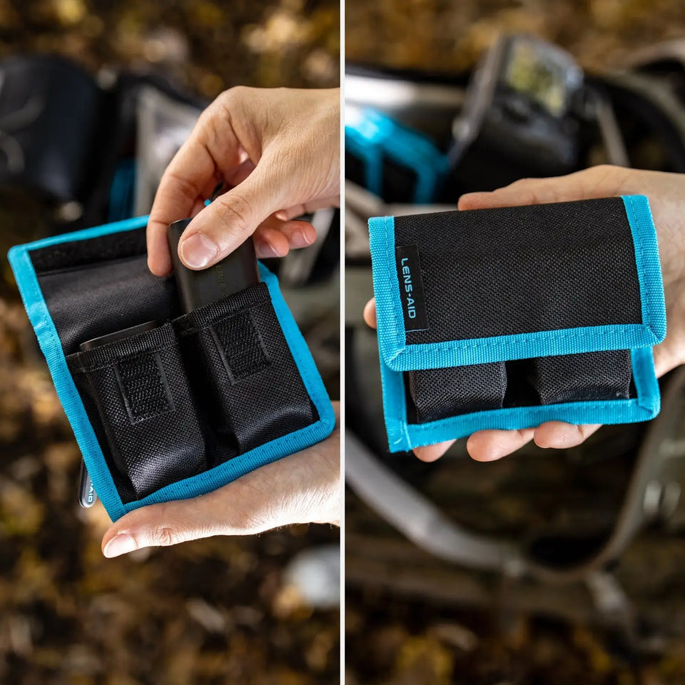 Sacoche pour 4 batteries - Photo > Accessoires pour appareils photo > Chargeurs > Accessoires pour batteries