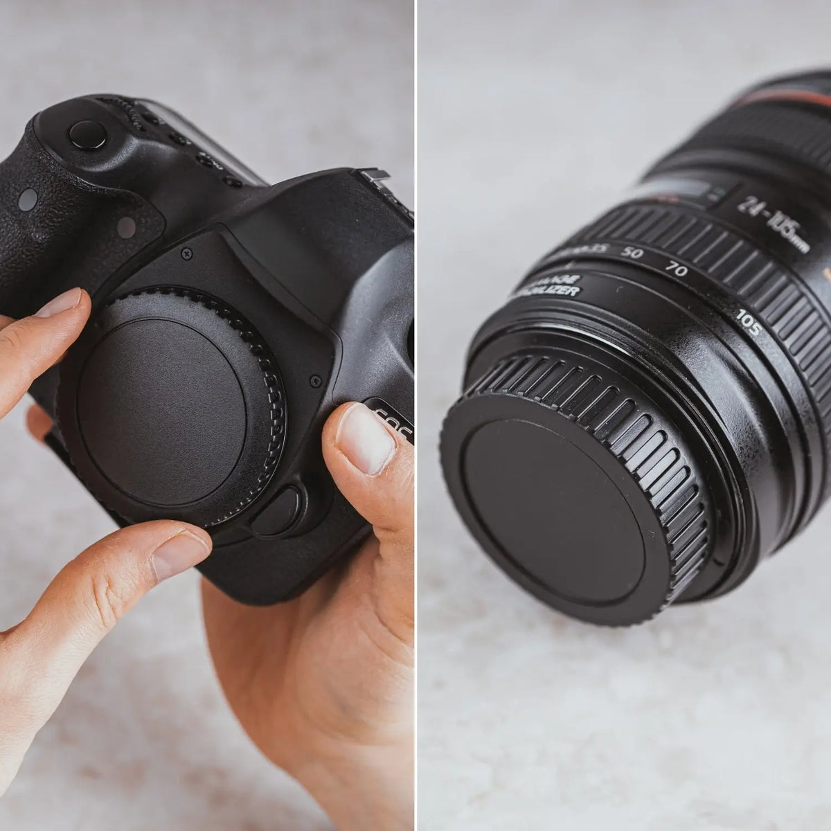 Camera Body & Lens Rear Cap Set for Sony Canon Nikon Fujifilm and more - Camera Photography > Camera Accessories