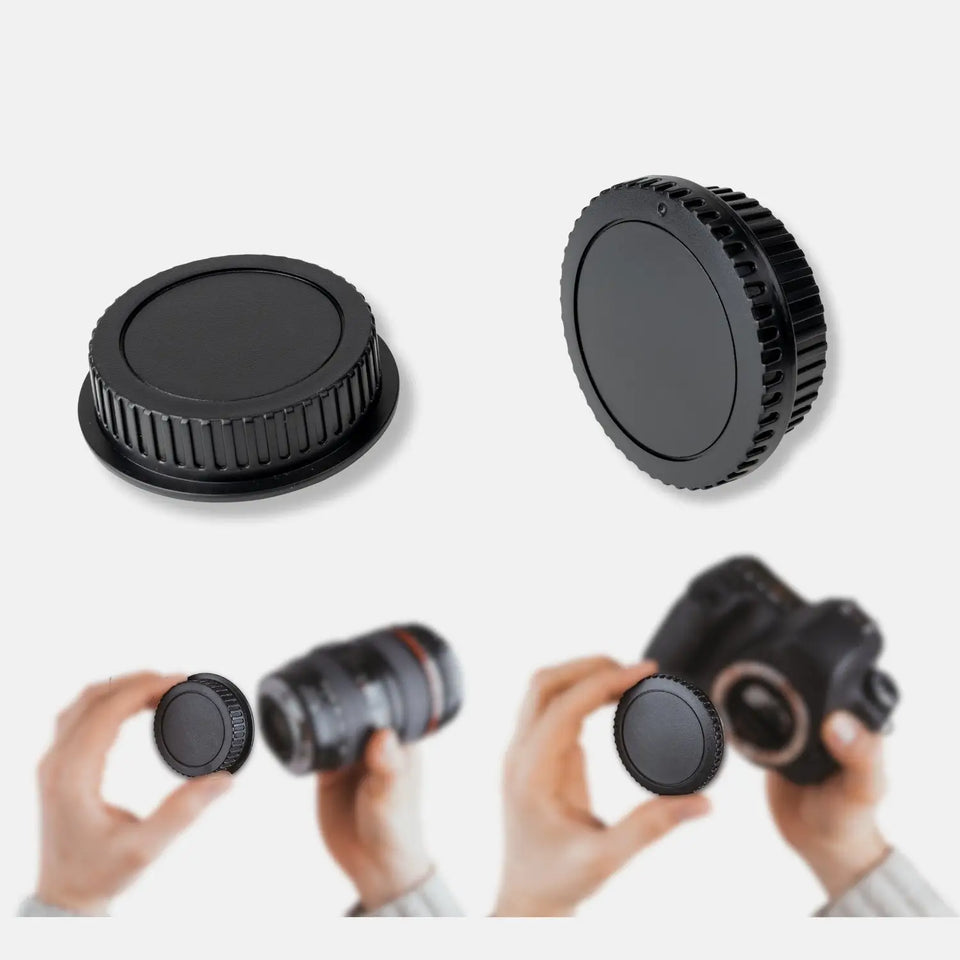 Camera Body & Lens Rear Cap Set for Sony Canon Nikon Fujifilm and more - Camera Photography > Camera Accessories