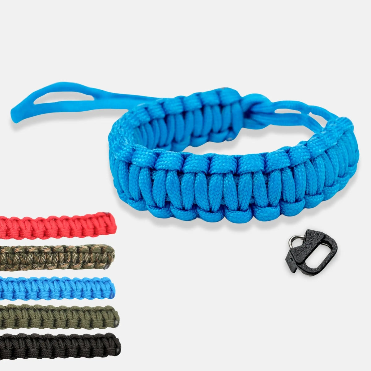 Paracord camera polsband - Blauw - & Foto > Camera accessoires Camera riemen Camera polsbanden