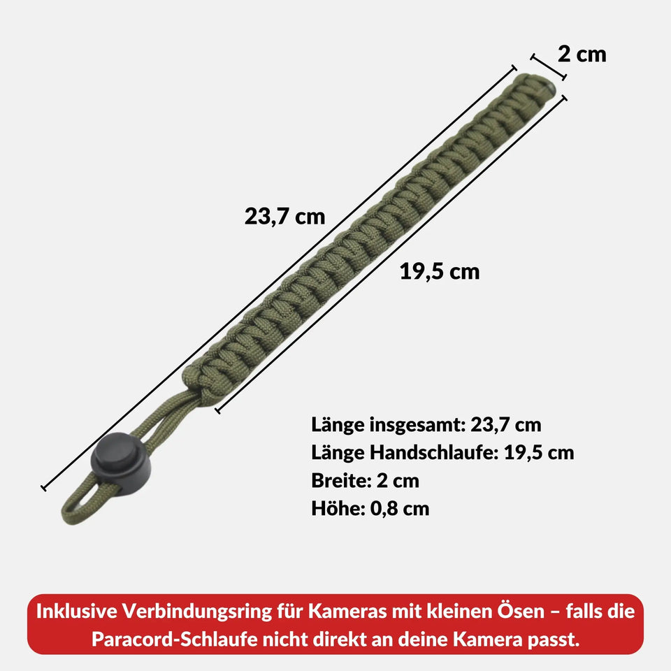 Paracord camera polsband - & Foto > Camera-accessoires Camerariemen Camera polsbanden