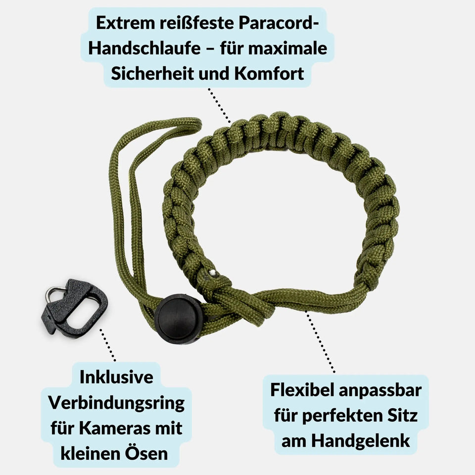 Paracord camera polsband - & Foto > Camera-accessoires Camerariemen Camera polsbanden