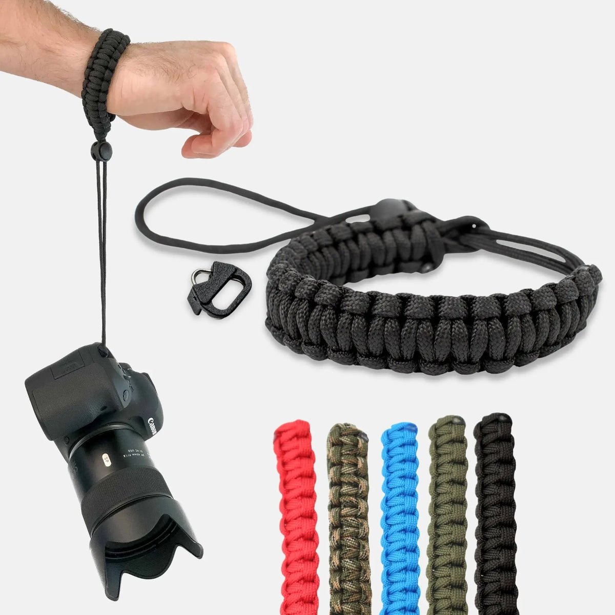 Paracord camera polsband - & Foto > Camera-accessoires Camerariemen Camera polsbanden