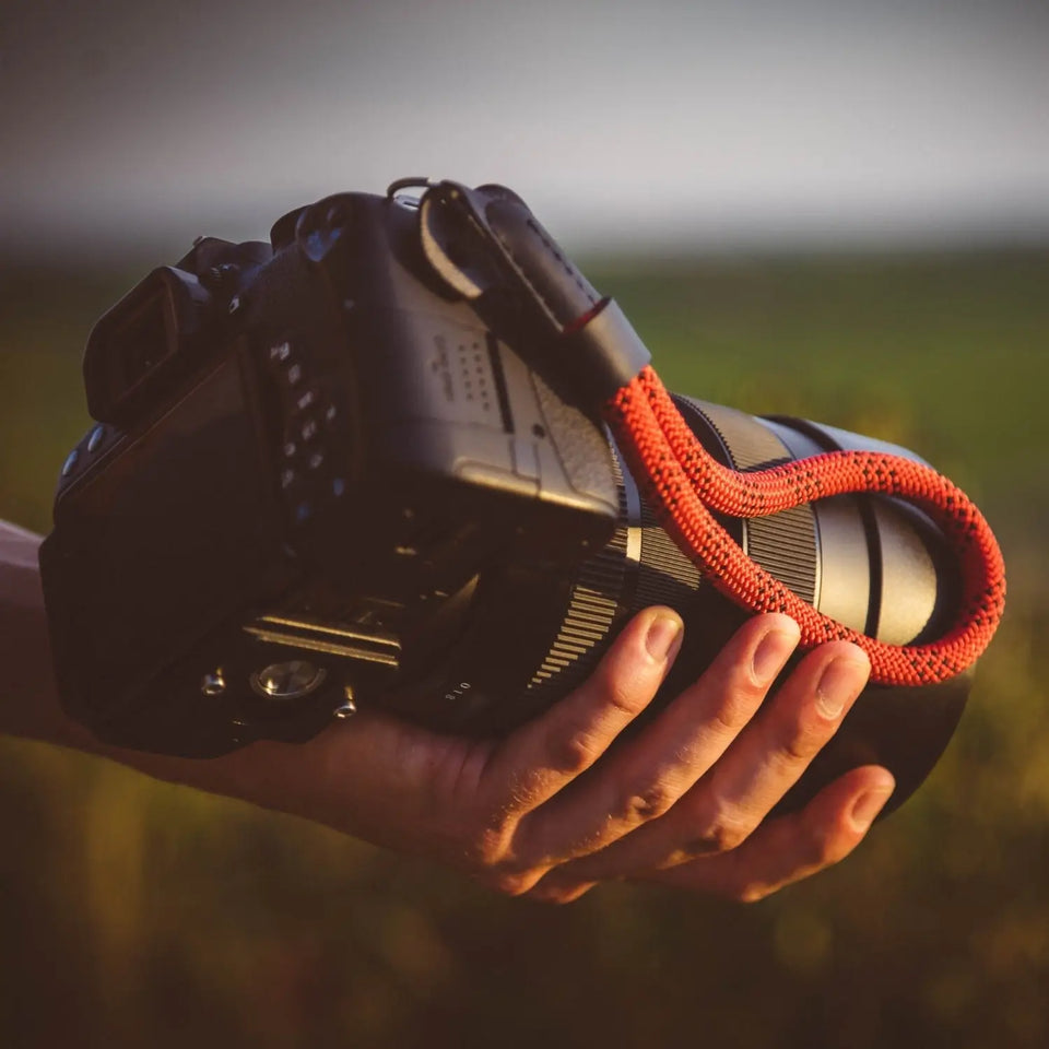 Kamera Handschlaufe in Seil-Optik fürs Handgelenk - & Foto > Kamerazubehör Kameragurte Kamera-Handschlaufen