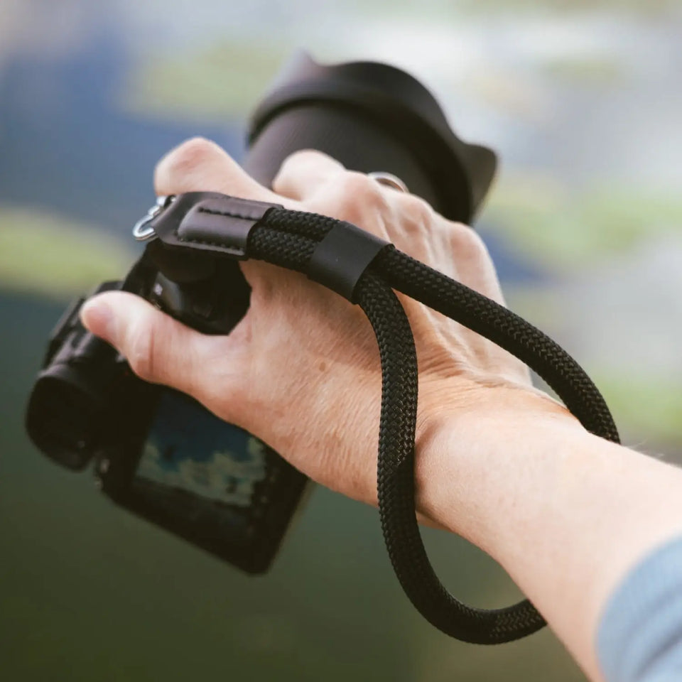 Kamera Handschlaufe in Seil-Optik fürs Handgelenk - & Foto > Kamerazubehör Kameragurte Kamera-Handschlaufen