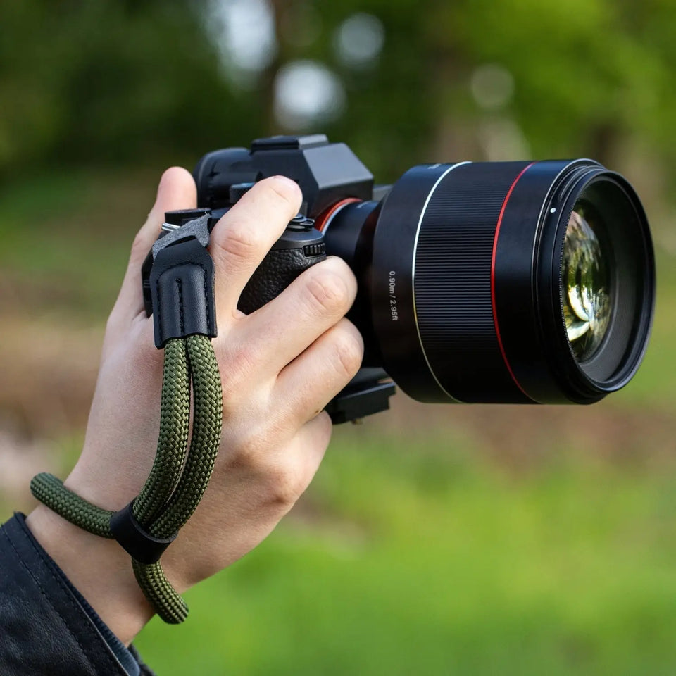 Kamera Handschlaufe in Seil-Optik fürs Handgelenk - & Foto > Kamerazubehör Kameragurte Kamera-Handschlaufen