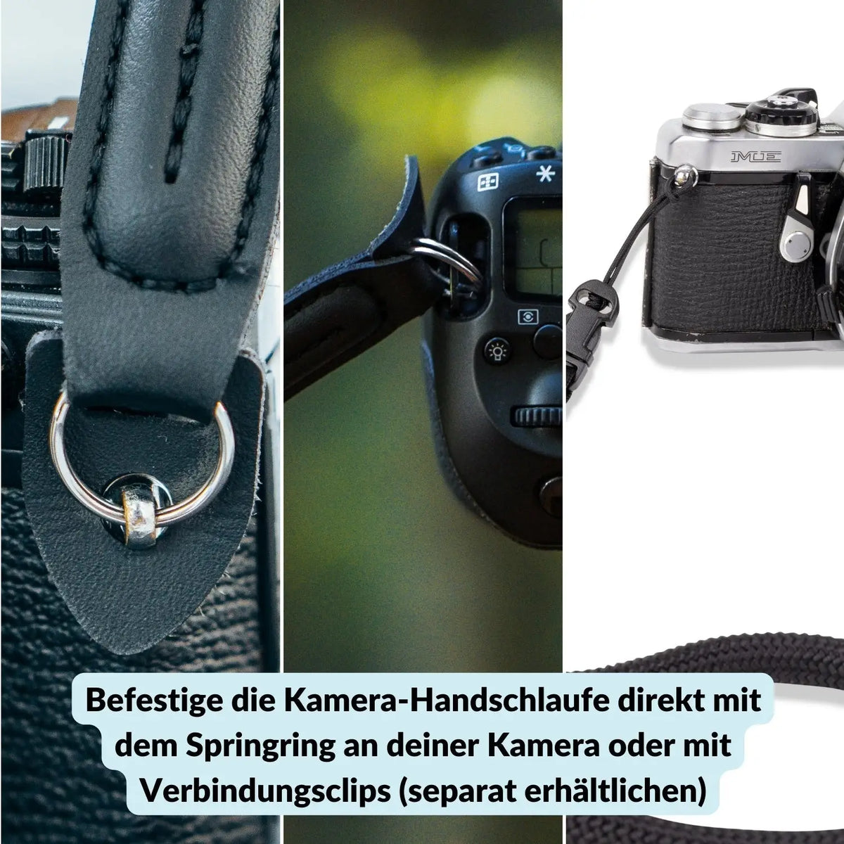 Kamera Handschlaufe in Seil-Optik fürs Handgelenk - & Foto > Kamerazubehör Kameragurte Kamera-Handschlaufen