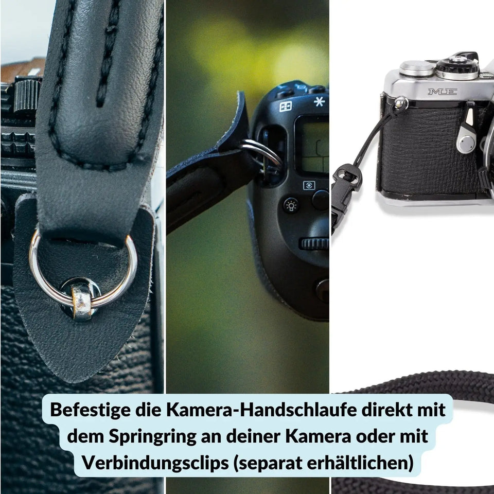 Kamera Handschlaufe in Seil-Optik fürs Handgelenk - & Foto > Kamerazubehör Kameragurte Kamera-Handschlaufen