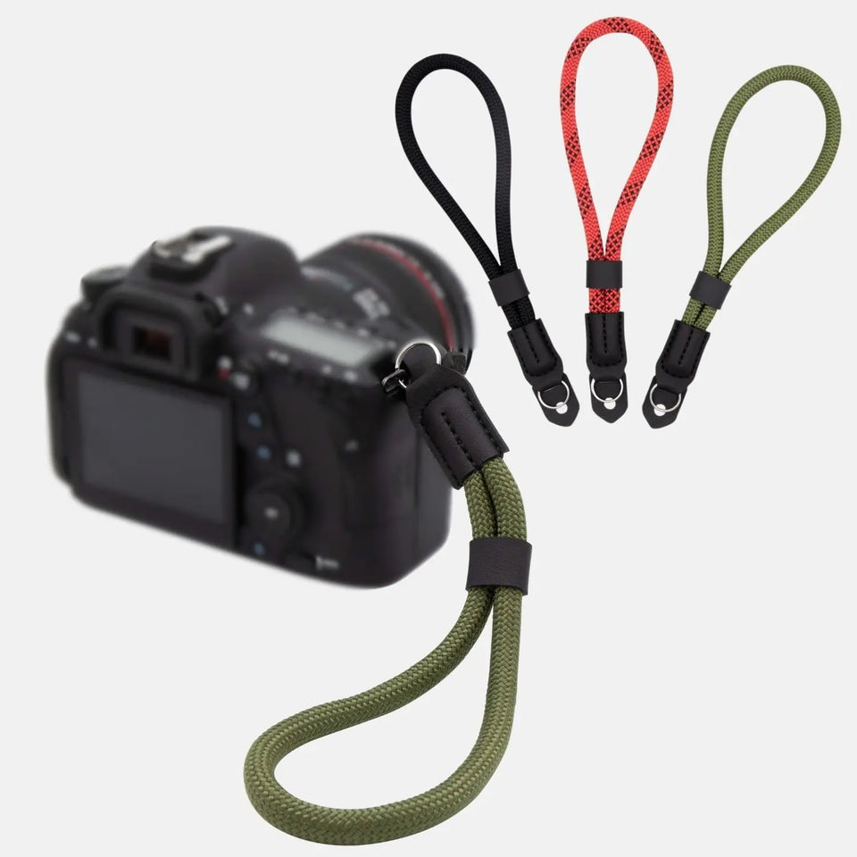 Kamera Handschlaufe in Seil-Optik fürs Handgelenk - Grün - & Foto > Kamerazubehör Kameragurte Kamera-Handschlaufen