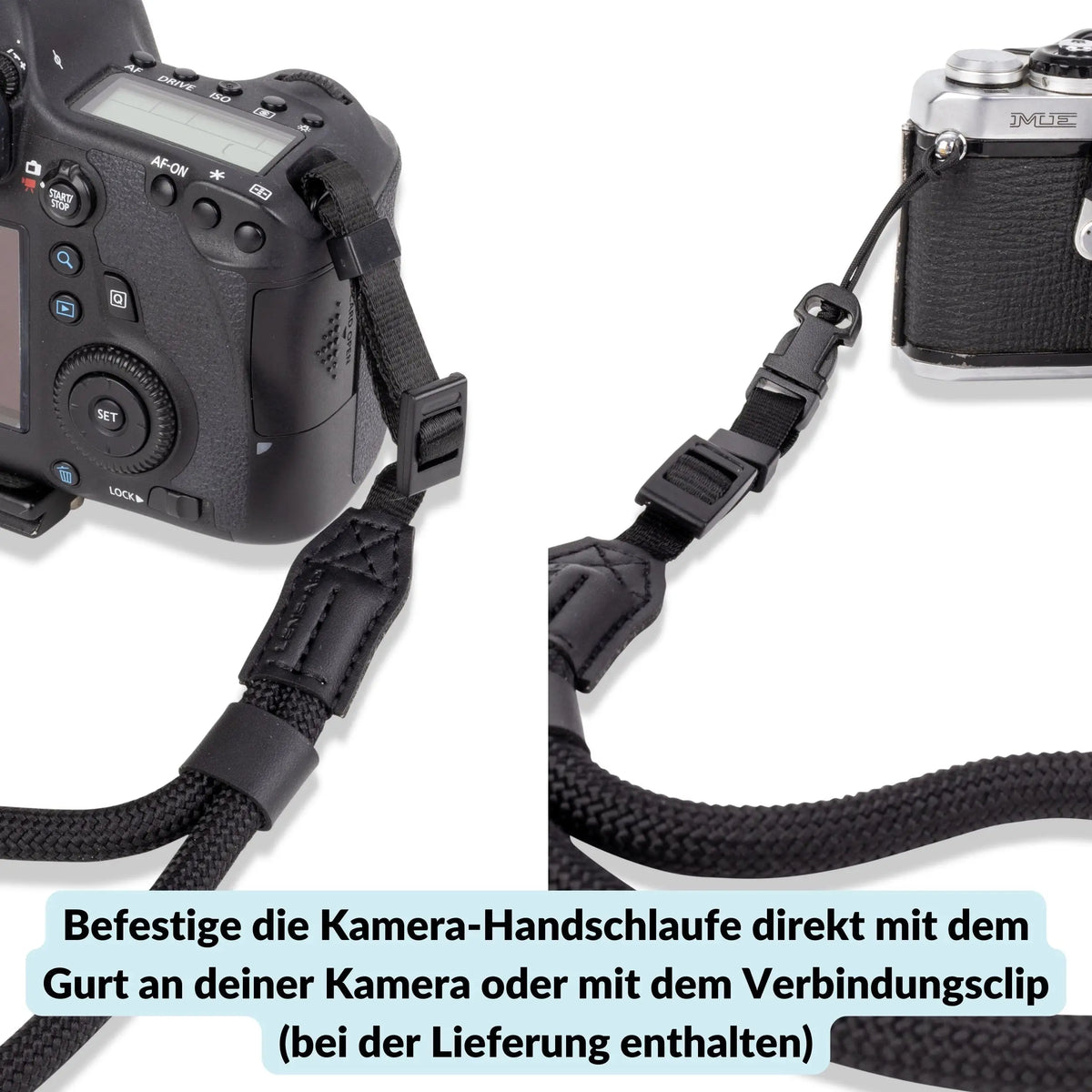 Camerariem van touw, zoek naar kleine oogjes - & Foto > Camera-accessoires Camerariemen Camerariemen