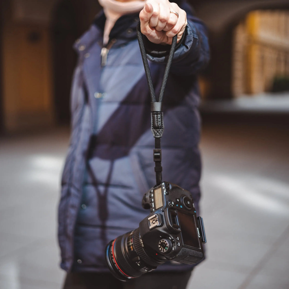 Camerariem van touw, zoek naar kleine oogjes - & Foto > Camera-accessoires Camerariemen Camerariemen