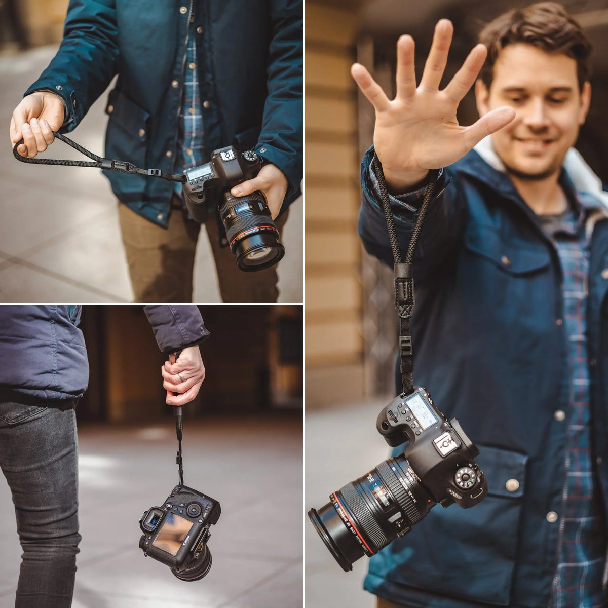 Camerariem van touw, zoek naar kleine oogjes - & Foto > Camera-accessoires Camerariemen Camerariemen