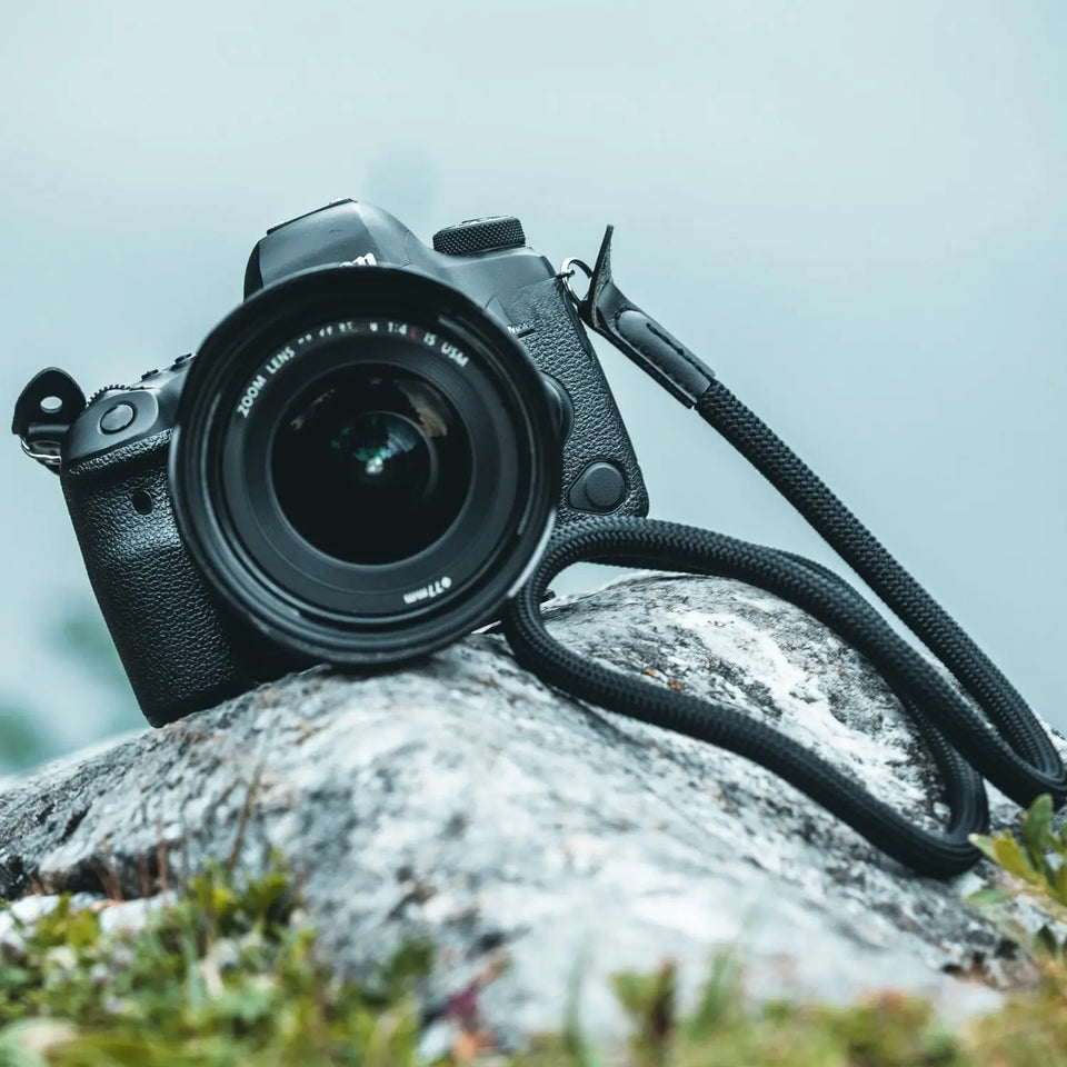 Kameragurt in Seil-Optik für Canon Nikon Sony uvm. - Kamera & Foto > Kamerazubehör Kameragurte