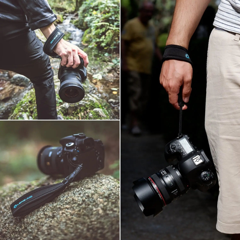 Comfortable neoprene camera hand strap