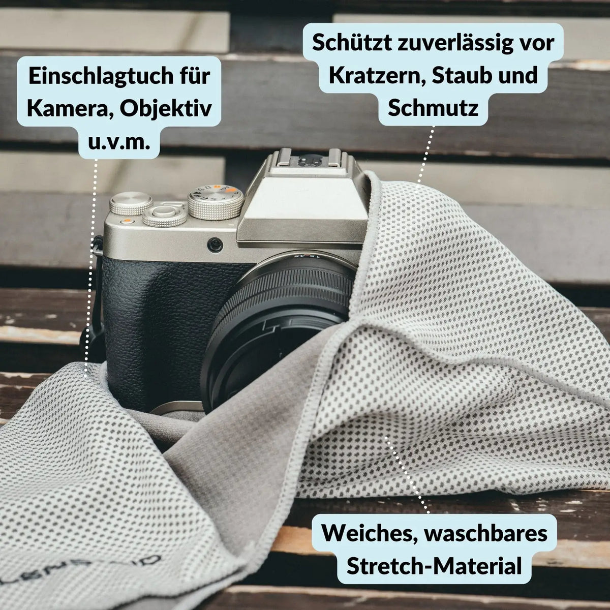 Chiffons de protection en microfibre pour appareil photo et objectif – différentes tailles - Photo > Accessoires pour appareil photo: sacs et étuis