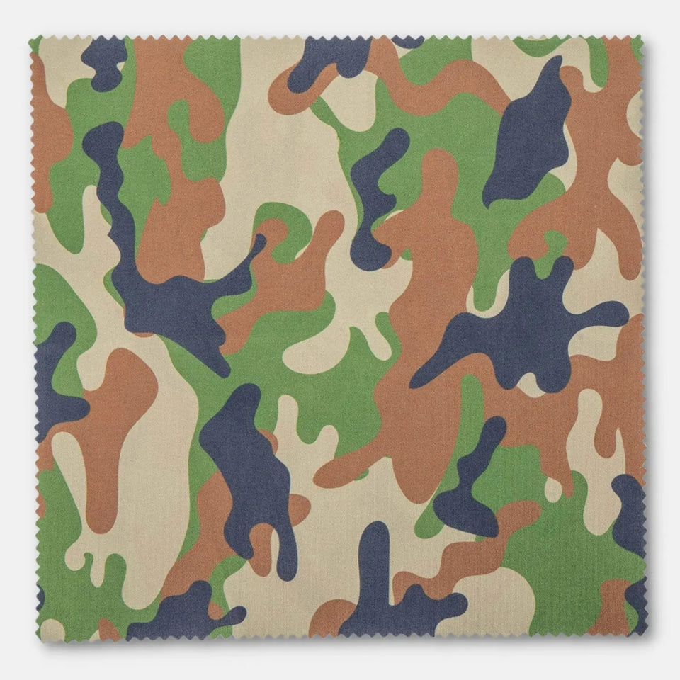 Chiffon de nettoyage en microfibre 20 x 20 cm à motif (modèles discontinués) - Vert camouflage - Appareils photo et accessoires photo