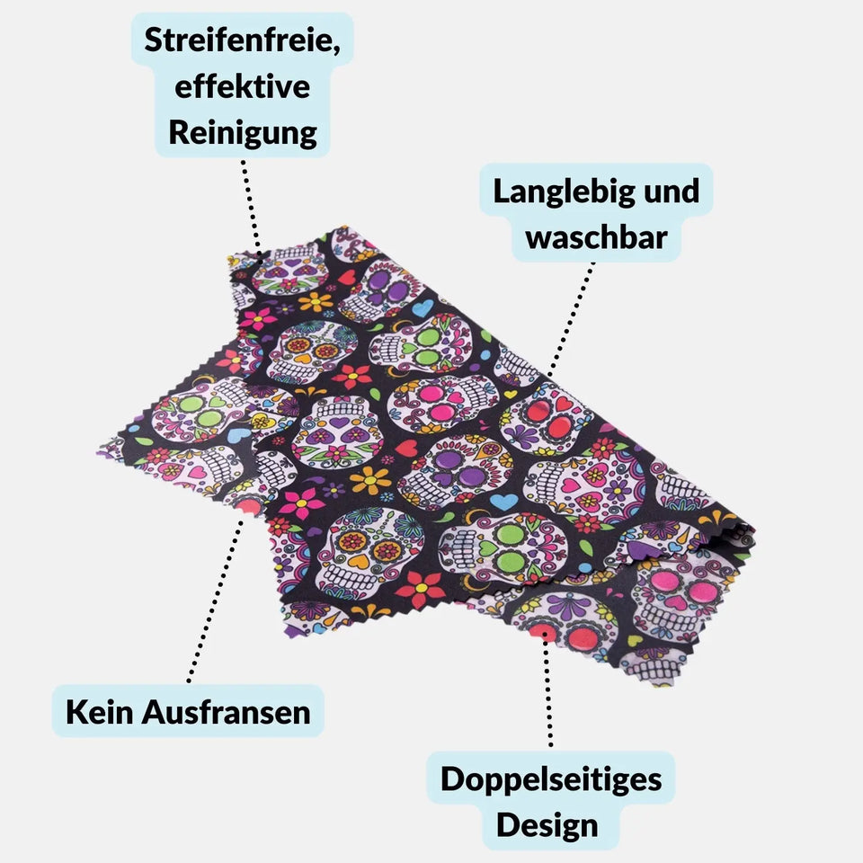 Mikrofaser-Reinigungstücher 20x20 cm in coolen Designs - Kamera & Foto > Kamerazubehör Kamerareinigung Mikrofasertücher