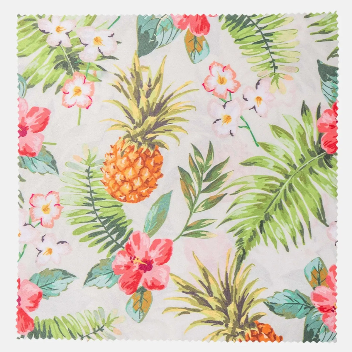 Mikrofaser-Reinigungstücher 20x20 cm in coolen Designs - Tropische Ananas - Kamera & Foto > Kamerazubehör