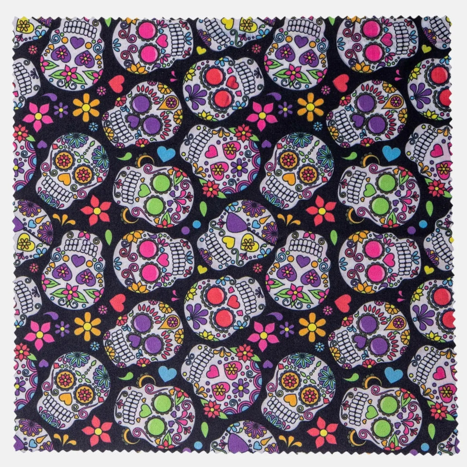 Mikrofaser-Reinigungstücher 20x20 cm in coolen Designs - Los Muertos - Kamera & Foto > Kamerazubehör Kamerareinigung