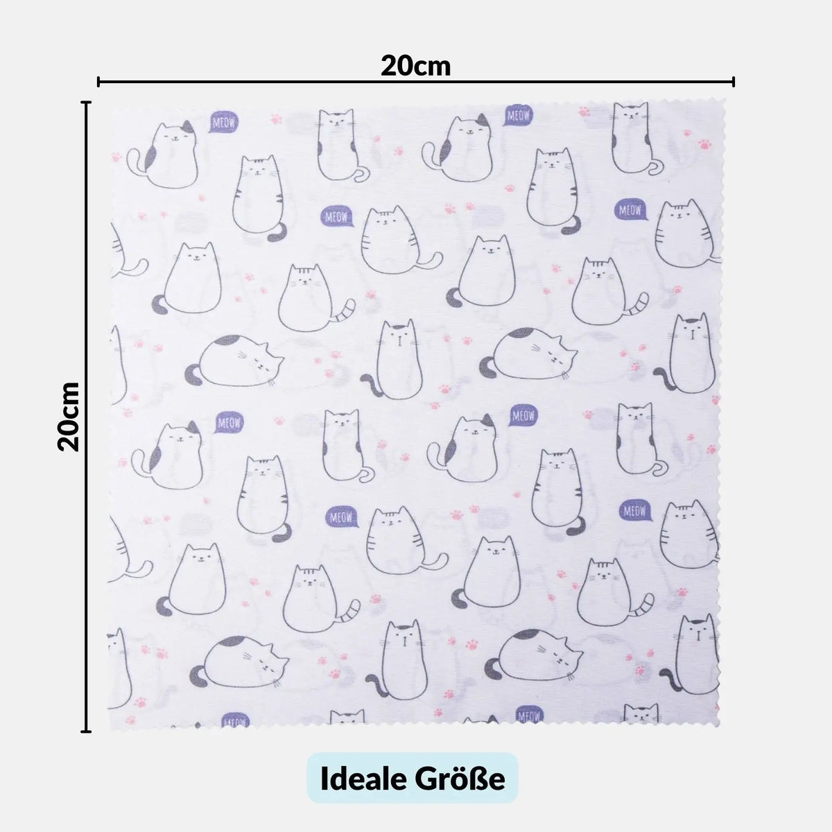 Mikrofaser-Reinigungstücher 20x20 cm in coolen Designs - Kamera & Foto > Kamerazubehör Kamerareinigung Mikrofasertücher