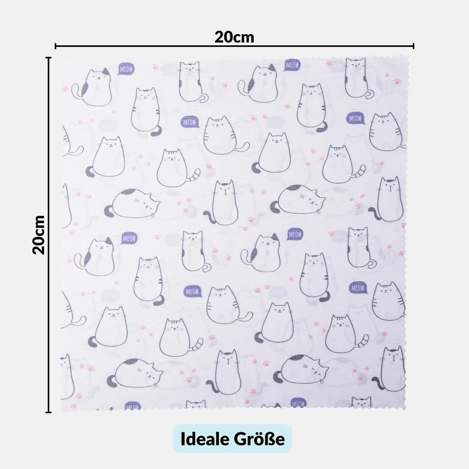 Mikrofaser-Reinigungstücher 20x20 cm in coolen Designs - Kamera & Foto > Kamerazubehör Kamerareinigung Mikrofasertücher