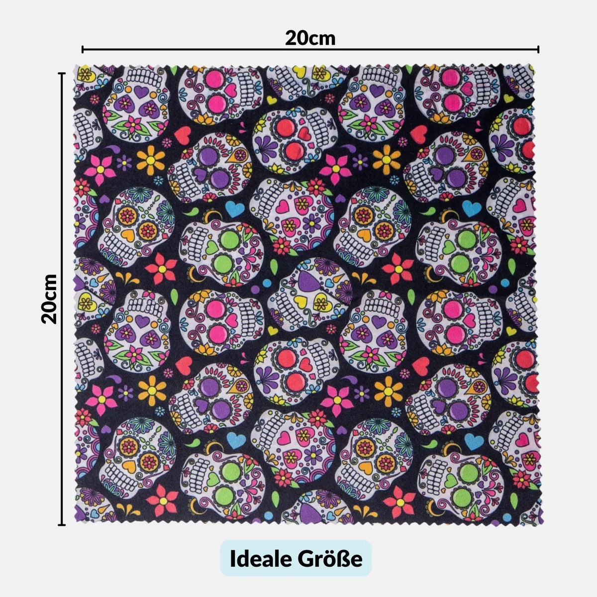 Mikrofaser-Reinigungstücher 20x20 cm in coolen Designs - Kamera & Foto > Kamerazubehör Kamerareinigung Mikrofasertücher