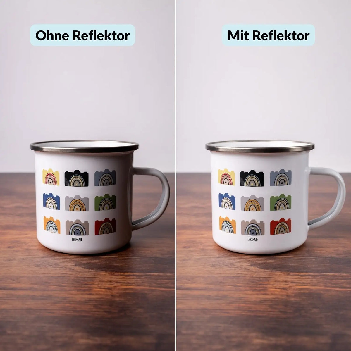 Réflecteur pliable miniature (30 cm) pour un éclairage optimal des petits objets - Appareils photo et accessoires > Matériel de studio photo