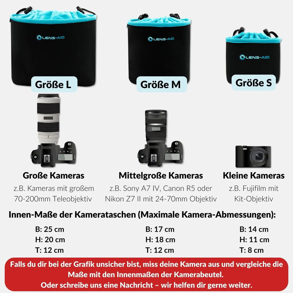 Neopren Kamerabeutel mit Fleece-Fütterung - Kamera & Foto > Kamerazubehör Kamerataschen Hüllen