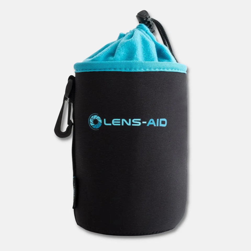 Neopren Objektivbeutel mit Fleece-Fütterung - M (9 x 14 cm) - Kamera & Foto > Kamerazubehör Objektivzubehör