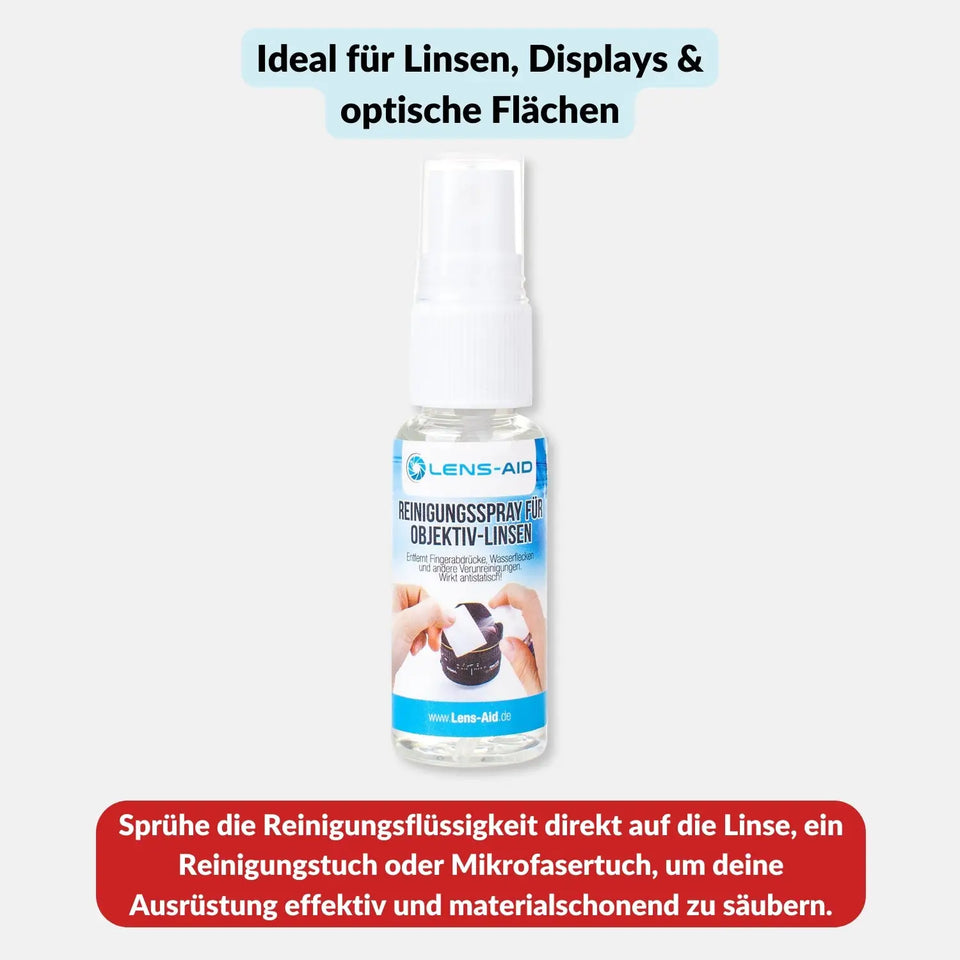 Lens cleaning fluid 25 ml for camera & filters - Photo > Camera accessories Camera cleaning Cleaning accessories