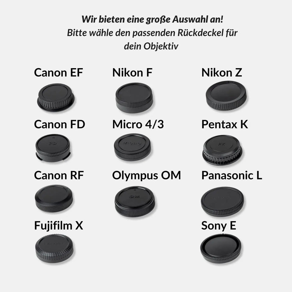 Lens rear cap replacement for Sony / Canon / Nikon / Fujifilm / Others - Camera & Photo > Camera Accessories