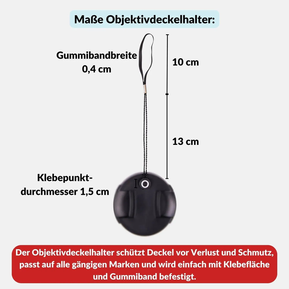 Objektivdeckelhalter für alle gängigen Objektive - Kamera & Foto > Kamerazubehör Objektivzubehör Objektivdeckel