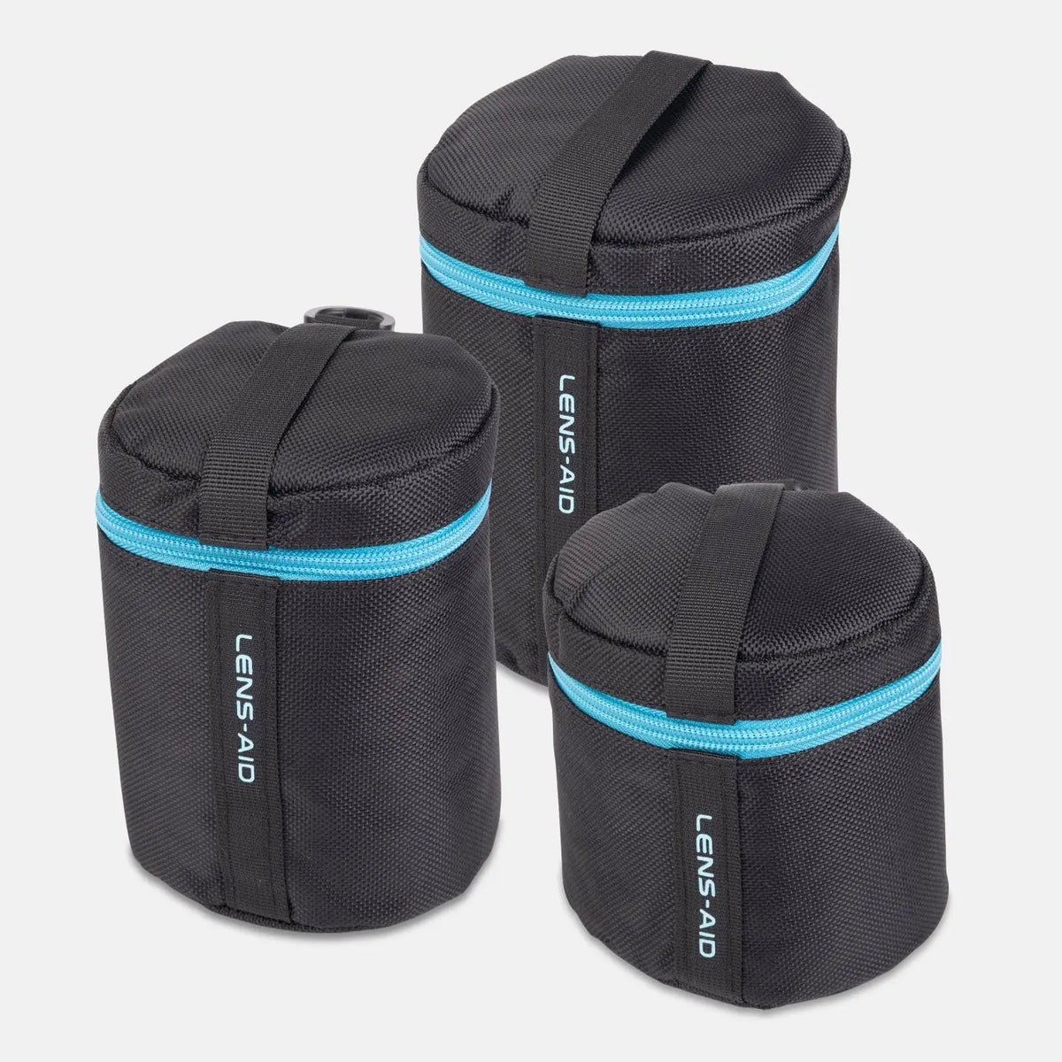 Objektivtasche gepolstert wasserabweisend mit Fleece-Futter - 3er-Set (XS + S + M) - Kamera & Foto > Kamerazubehör
