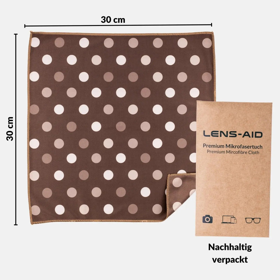 Premium microfiber cloth, large 30x30 cm, designed for glasses, screens, and glass - Camera & Photo > Camera Accessories