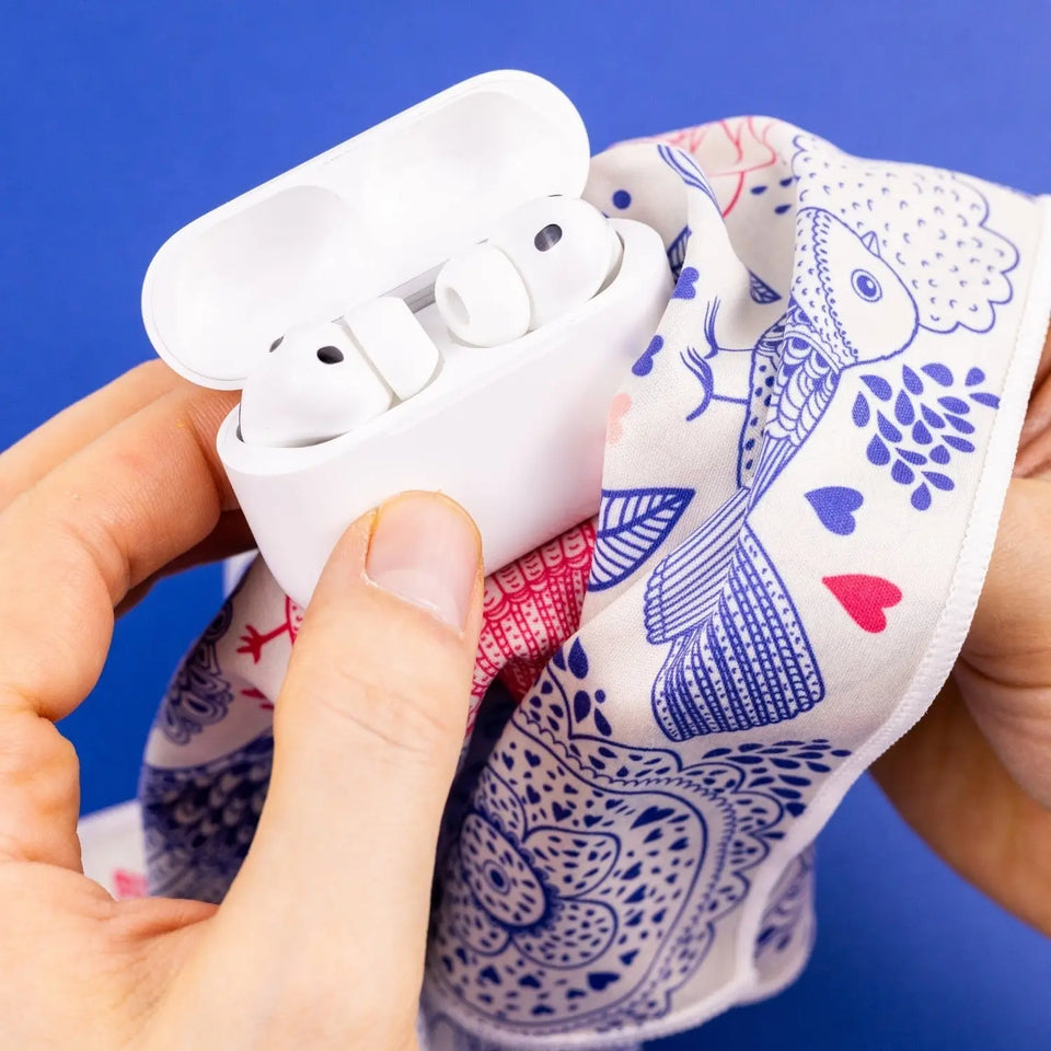 Premium microfiber cloth, large 30x30 cm, designed for glasses, screens, and glass - Camera & Photo > Camera Accessories