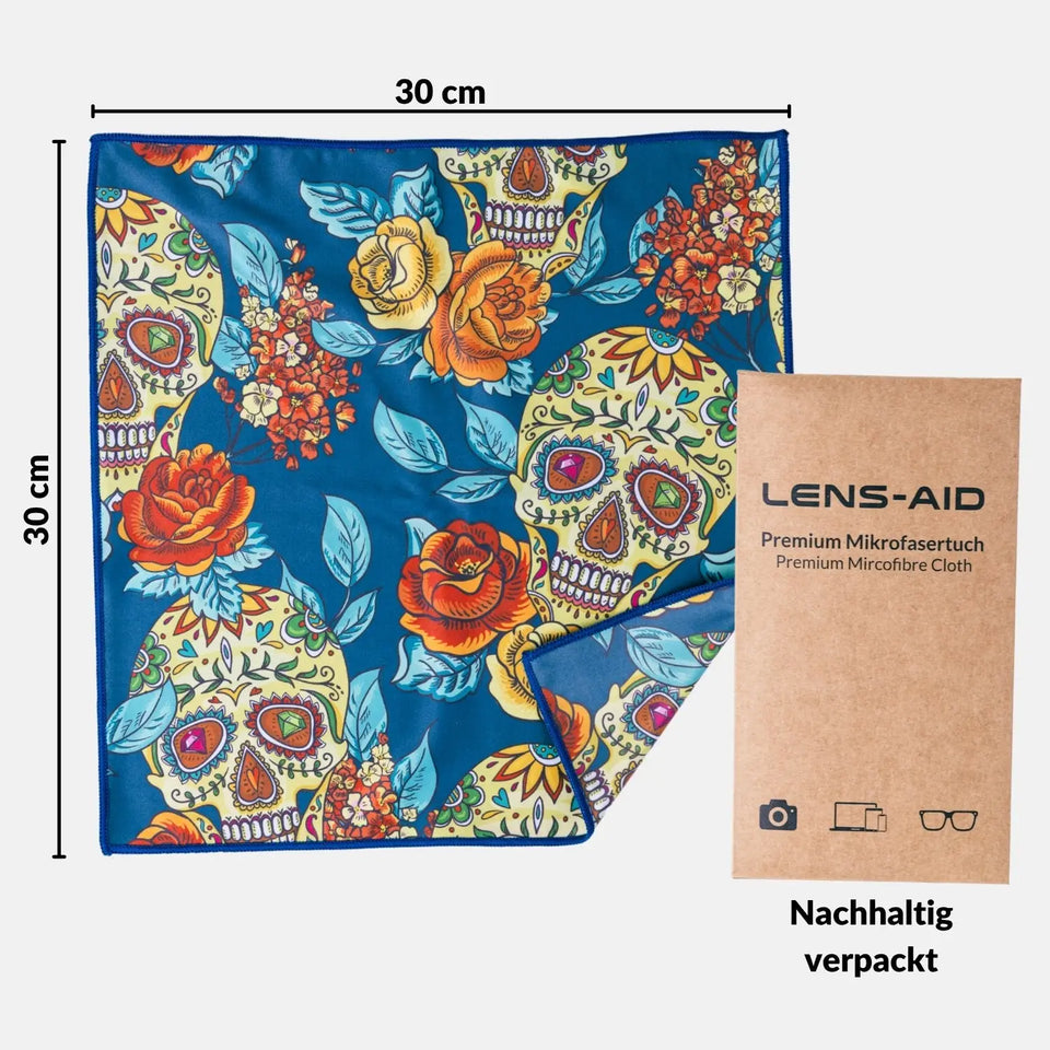 Premium microfiber cloth, large 30x30 cm, designed for glasses, screens, and glass - Camera & Photo > Camera Accessories