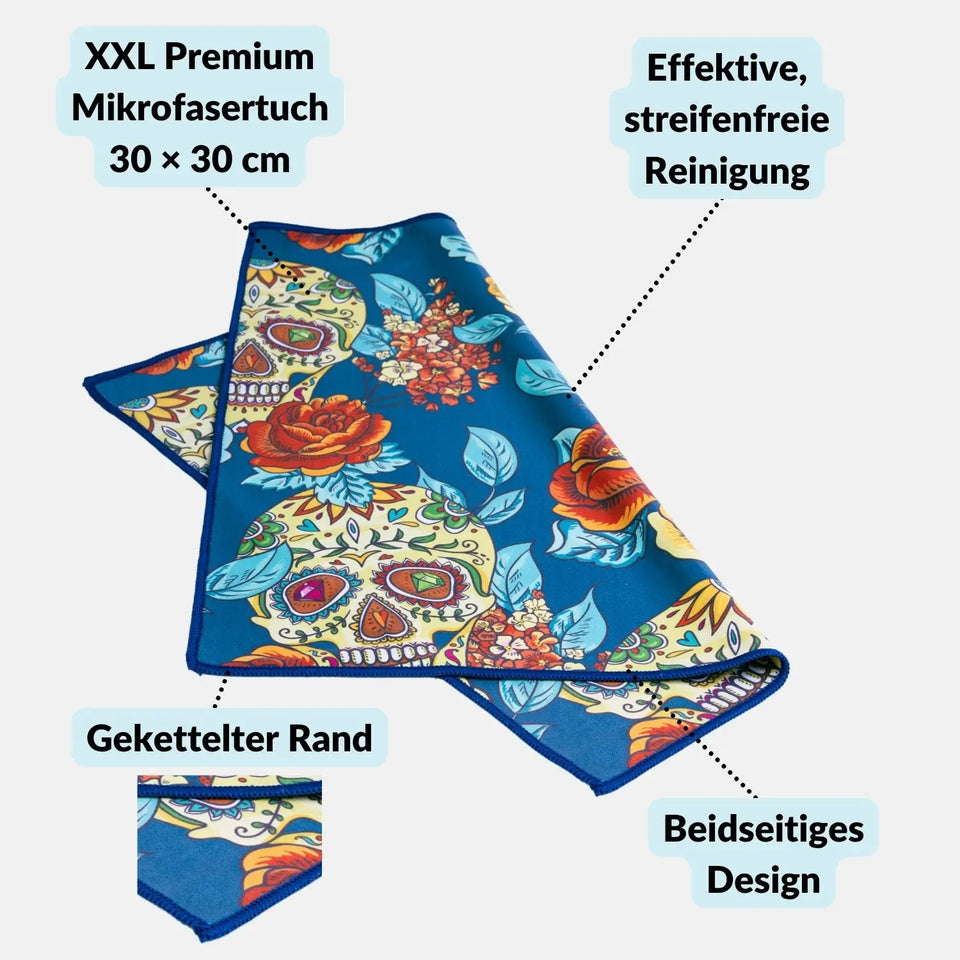 Premium microfiber cloth, large 30x30 cm, designed for glasses, screens, and glass - Camera & Photo > Camera Accessories