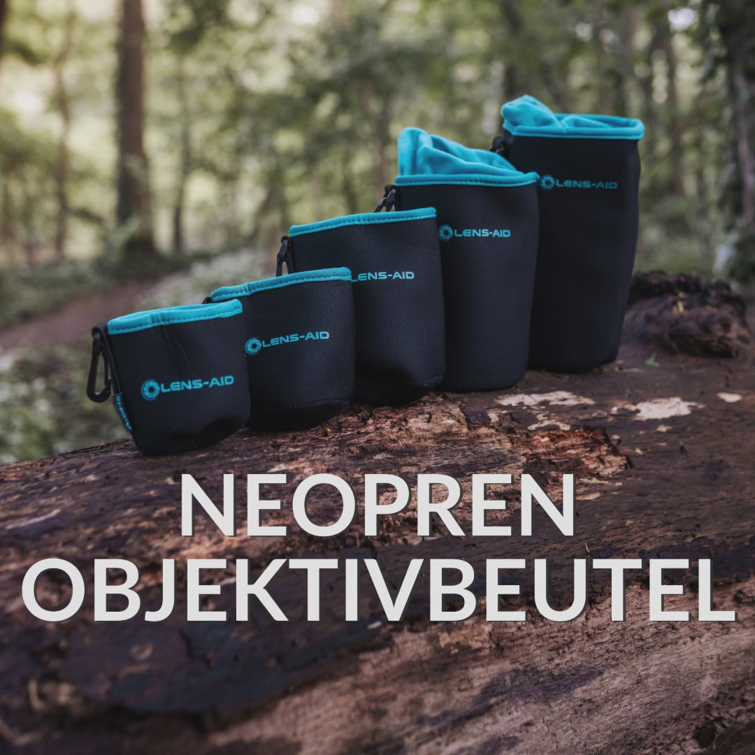 Neopren Objektivbeutel mit Fleece-Fütterung