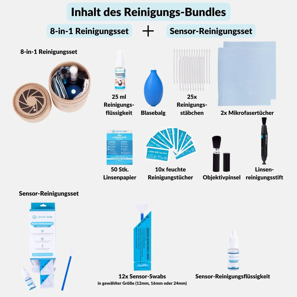 Kamera Reinigungsset (APS-C) für Gehäuse Sensor & Objektiv - Foto > Kamerazubehör Kamerareinigung Sensorreinigungssets