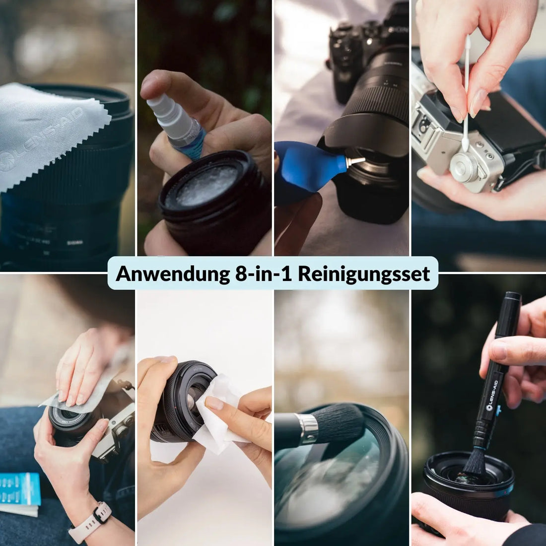 Kamera Reinigungsset (Vollformat) für Gehäuse Sensor & Objektiv - Foto > Kamerazubehör Kamerareinigung