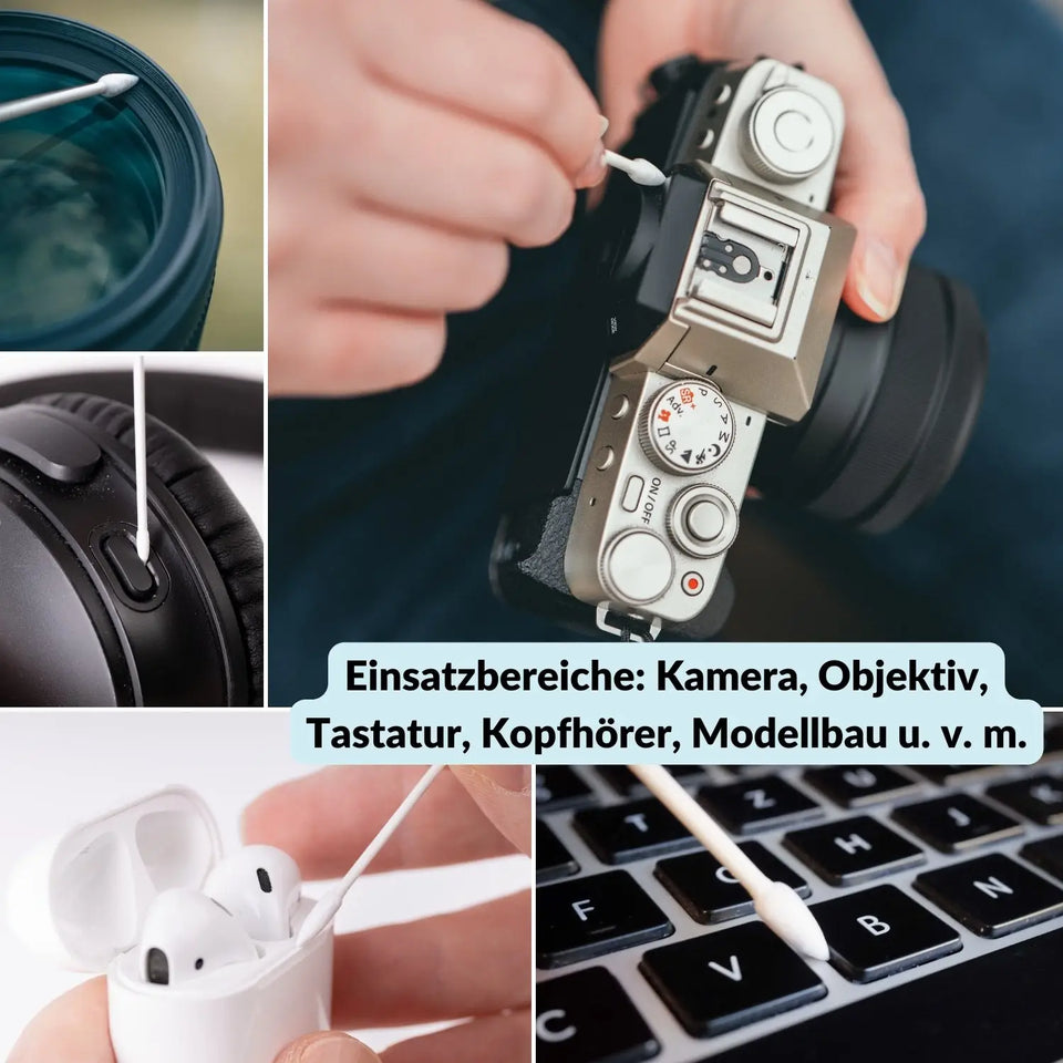 Reinigungsstäbchen mit Spitze für Kamera Objektiv Tastatur usw. - & Foto > Kamerazubehör Kamerareinigung
