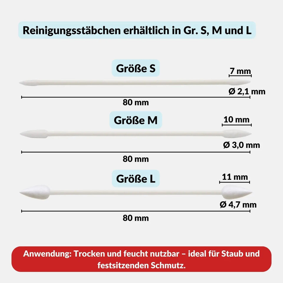Reinigungsstäbchen mit Spitze für Kamera Objektiv Tastatur usw. - & Foto > Kamerazubehör Kamerareinigung