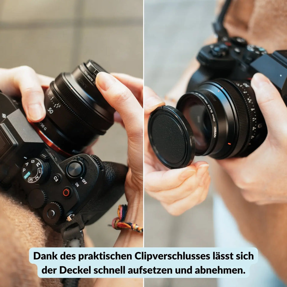 Bouchon d'objectif rétro de remplacement - compatible avec Sony, Canon et autres - Appareil photo > Accessoires pour appareils photo > Accessoires pour objectifs