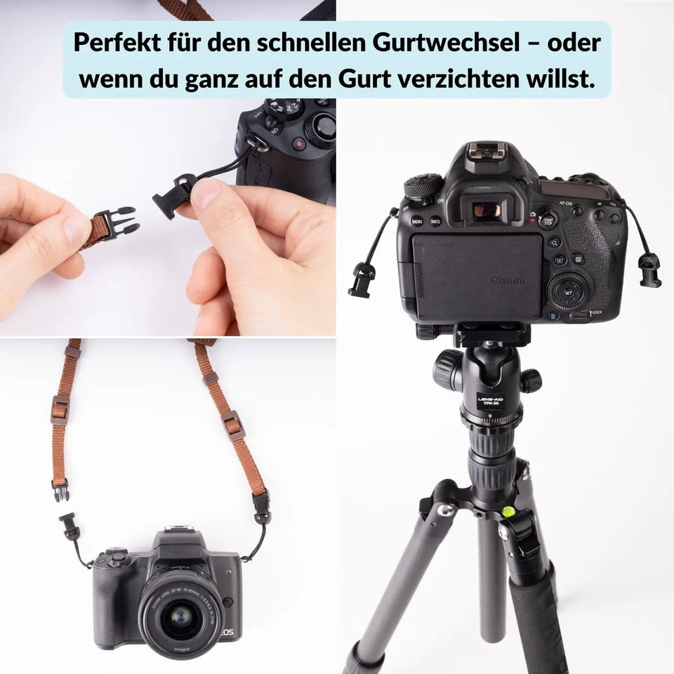 Quick-release kit for camera strap - Camera & Photo > Camera Accessories Camera Straps