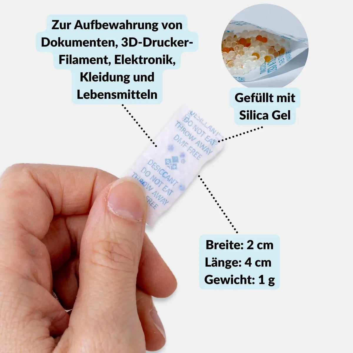 Silicagelzakjes - Droogmiddel voor camera's, lenzen en elektronica - Camera & Foto > Camera-accessoires en -reiniging