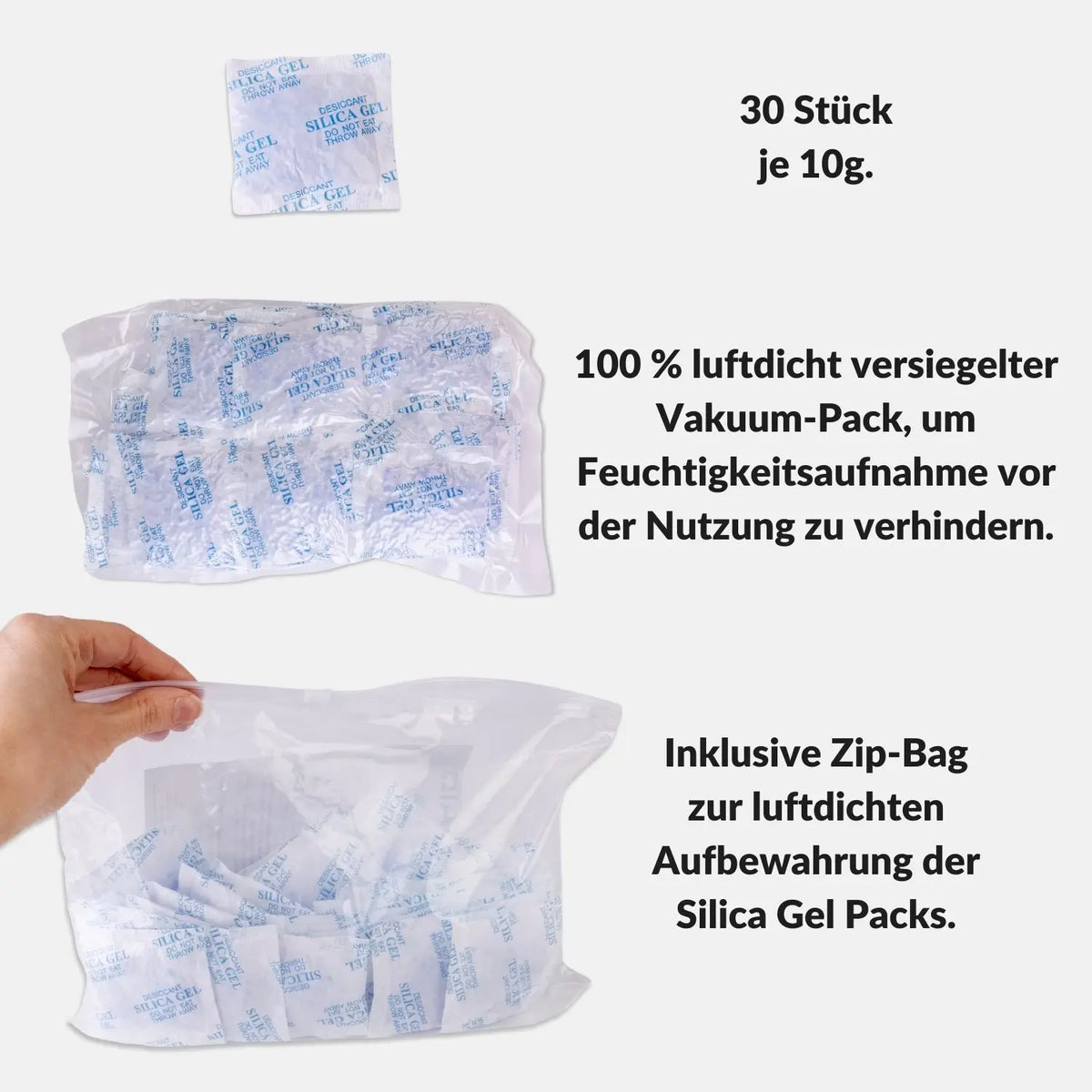 Silicagelzakjes - Droogmiddel voor camera's, lenzen en elektronica - Camera & Foto > Camera-accessoires en -reiniging