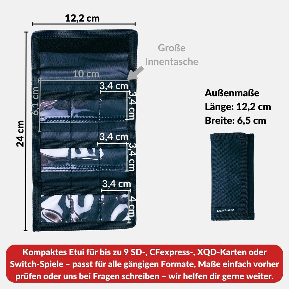 Memory card case: Lightweight case for SD, XQD, and CFexpress cards - Electronics > Electronic accessories > Memory cards