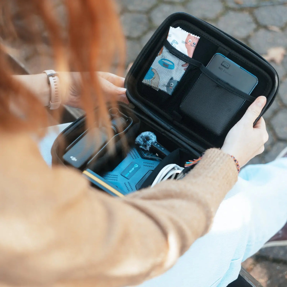 Technik Organizer Hardcase - Tasche für Elektronik Kabel & Reise - > Elektronikzubehör Taschen Hüllen Cases